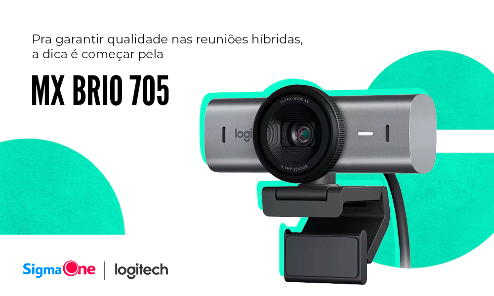 LOGITECH MX BRIO 705 FOR BUSINESS: A CÂMERA IDEAL PARA O AMBIENTE CORPORATIVO MODERNO